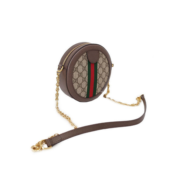 Gucci Round Ophidia Bag Mini GG Shoulder - Picture 1 of 5